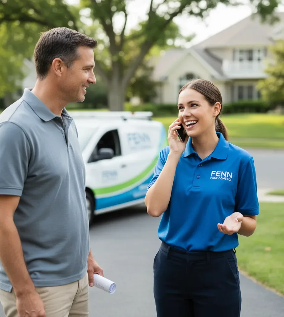 Fenn Pest Control customer support in Deforest